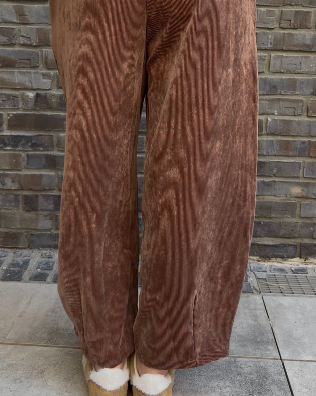 Hose 'Cord' nougat
