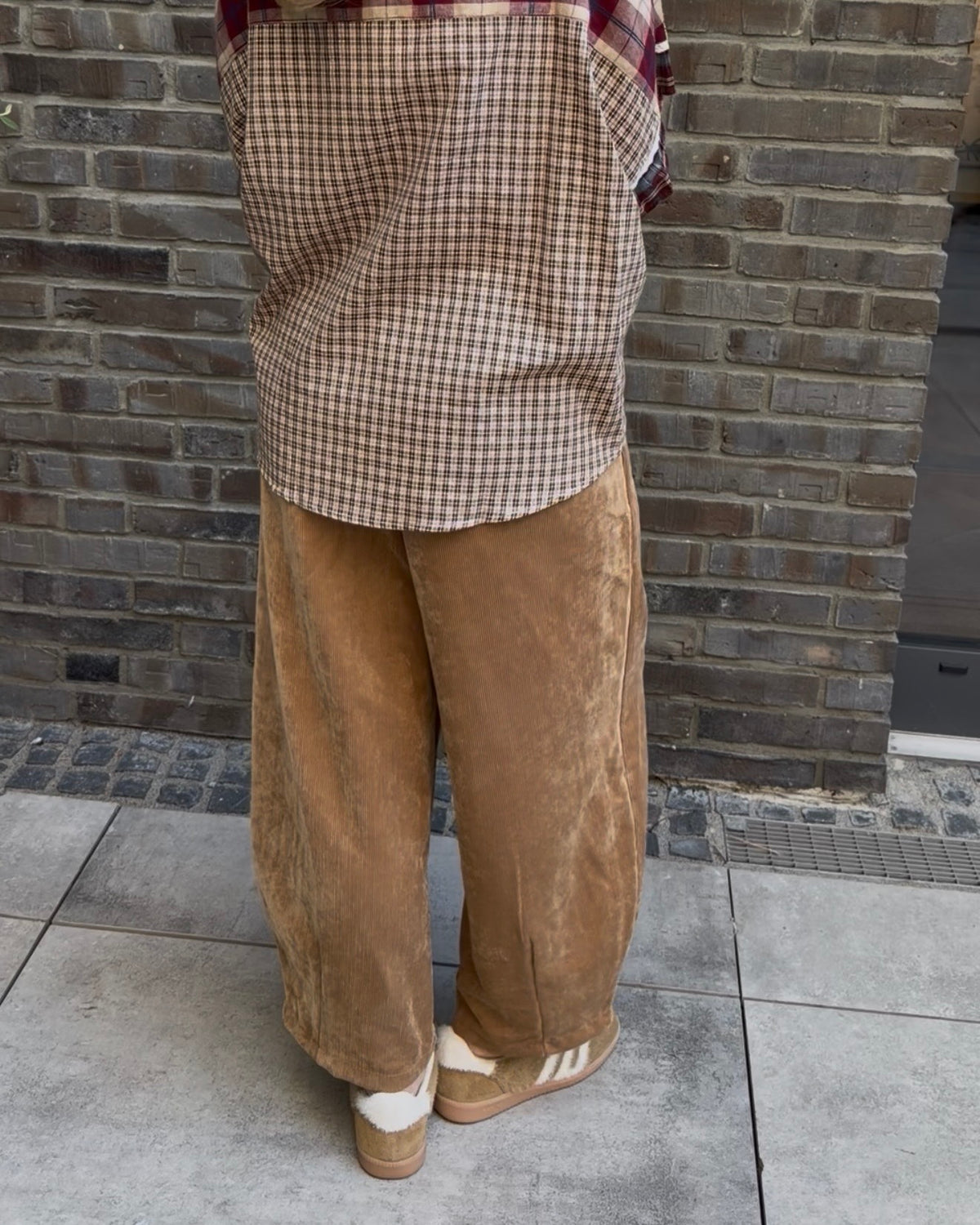 Hose 'Cord' camel