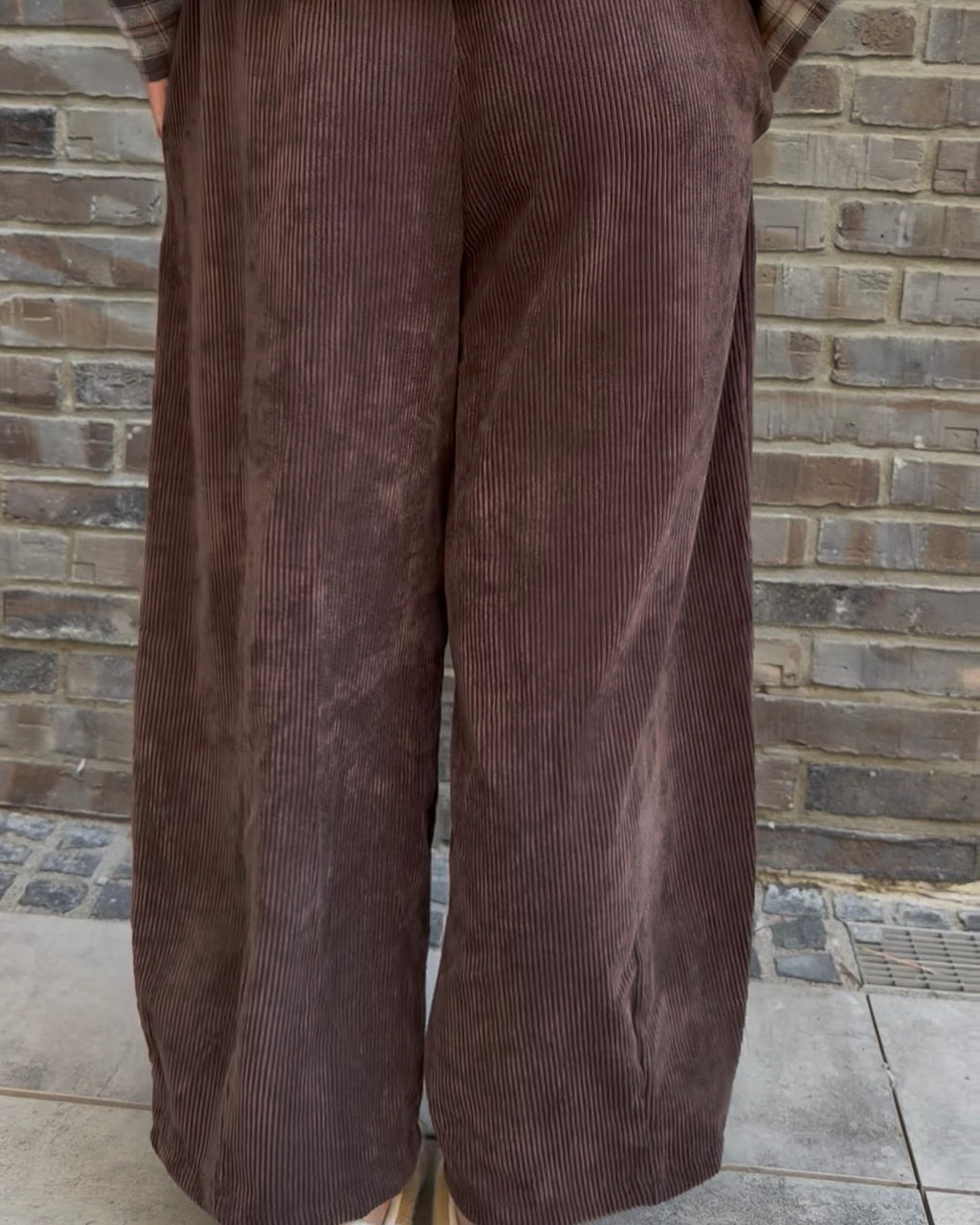 Hose 'Cord' braun