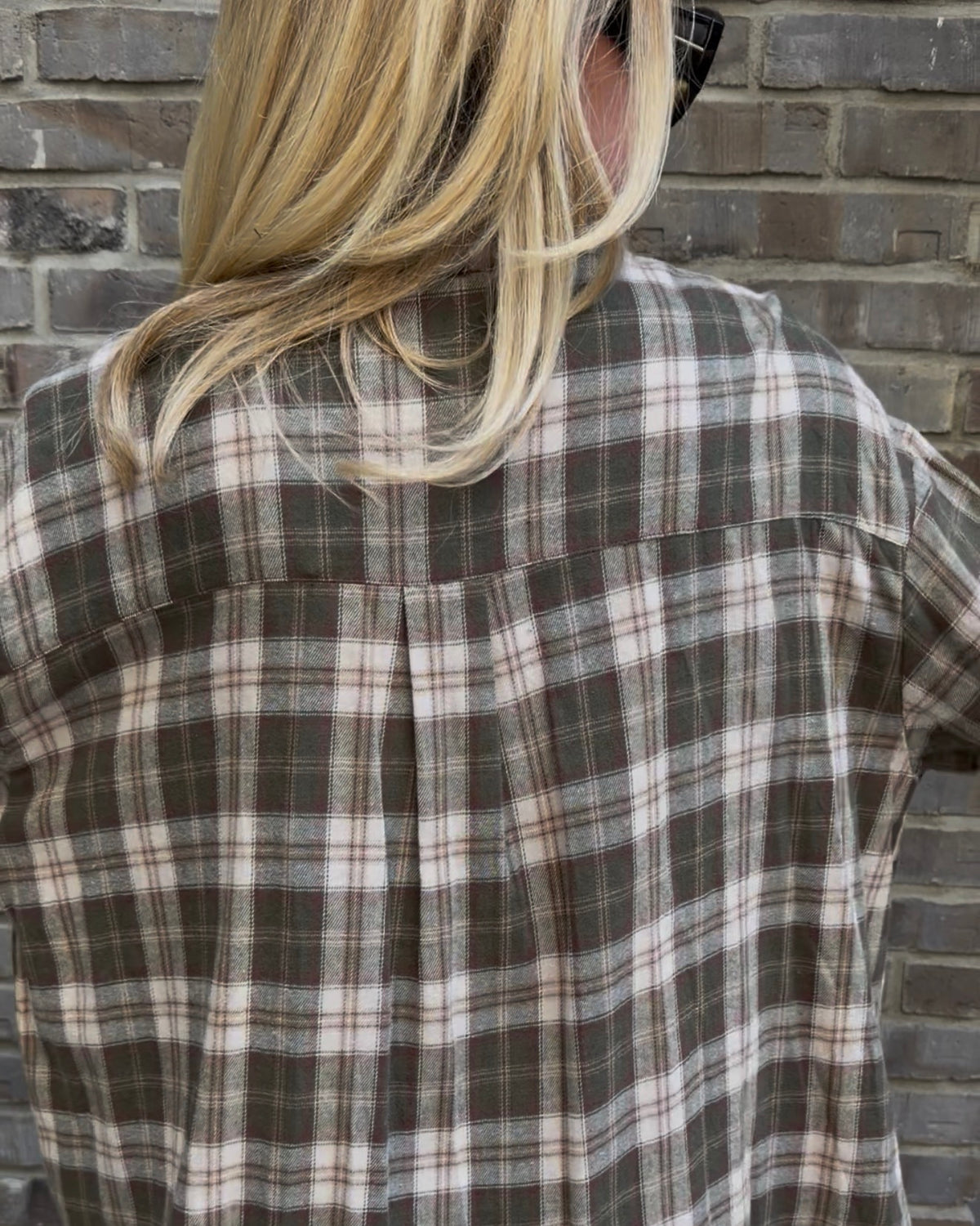 Bluse 'Heart' khaki