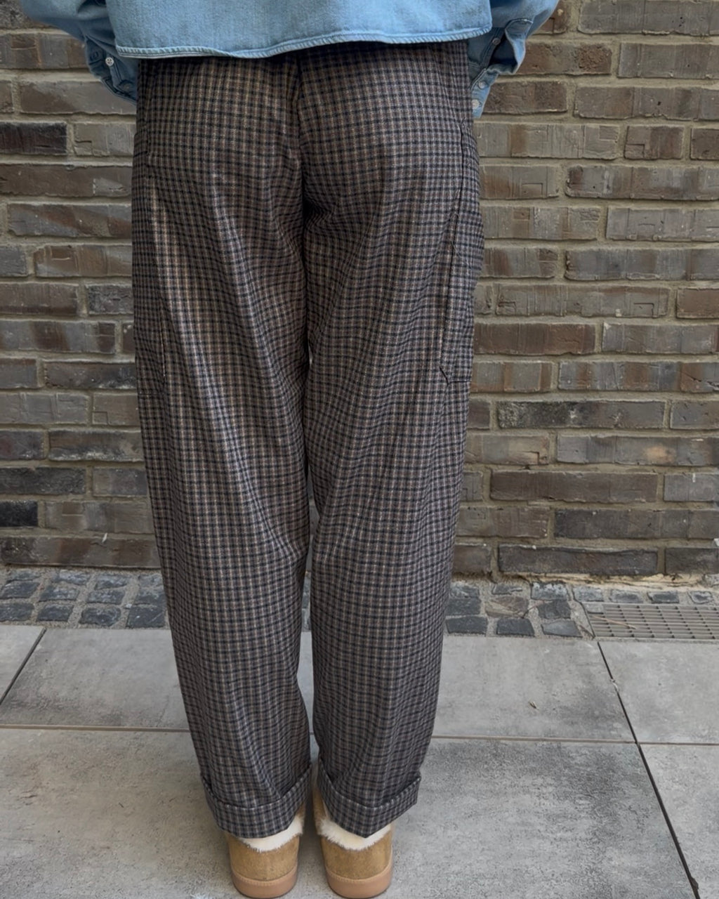 Hose 'The Check' blau